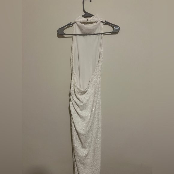 Revolve Samba Gown in White Sequin - Picture 11 of 12